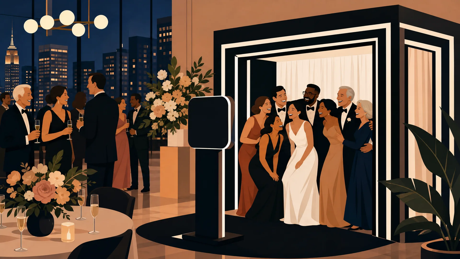 Photo Booth Rental NYC Wedding – Custom Setups &amp; Staffing