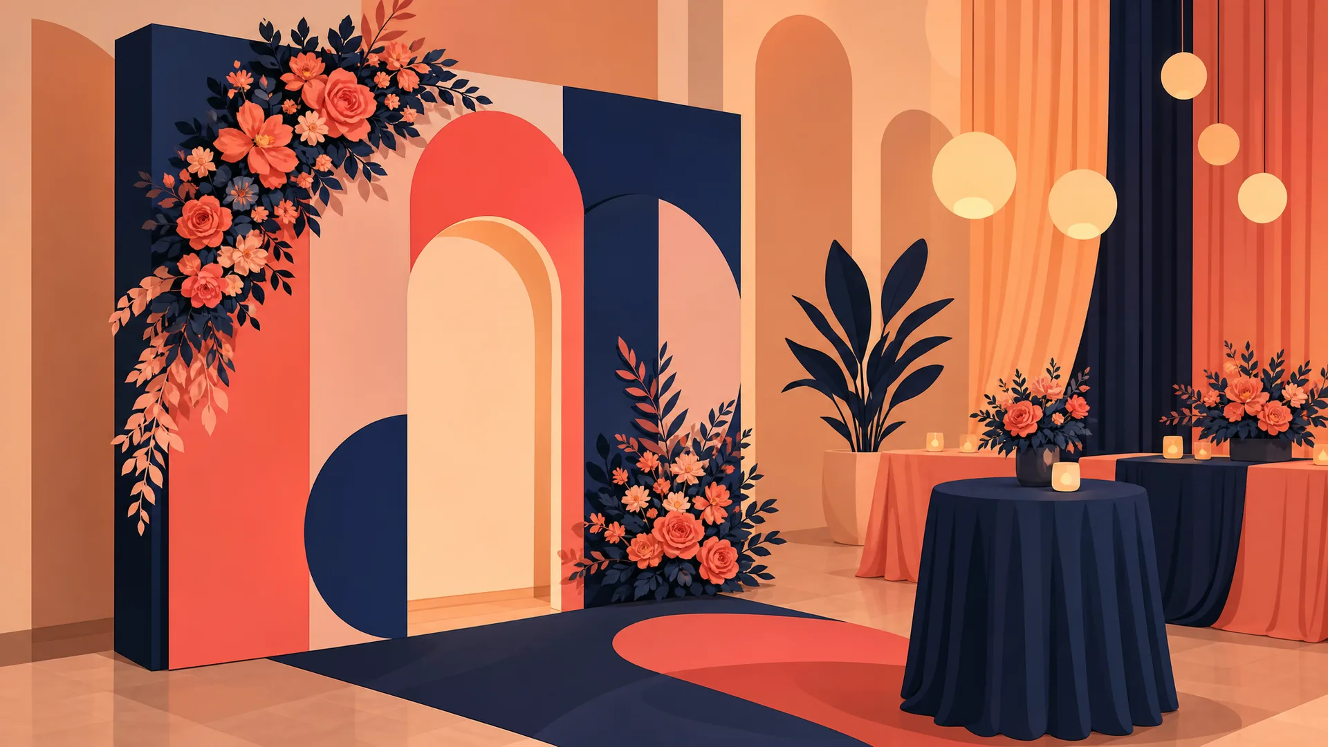 Party Decoration Ideas With Photo Booth