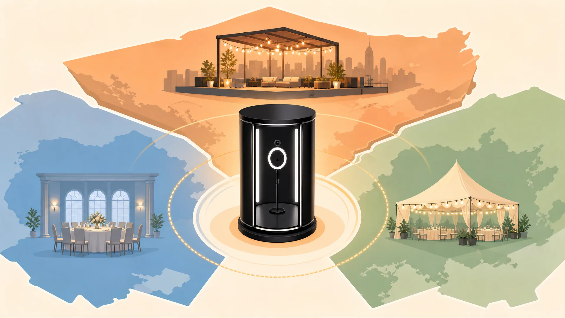 360 Photo Booth Rental Across New York, New Jersey & Connecticut